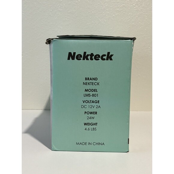 Nekteck Shiatsu LMS-801 Blue Black Corded Electric S Kneading Massager With Heat - Picture 3 of 8